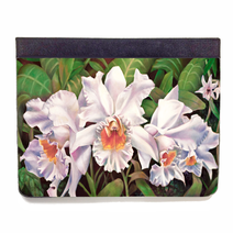 126-Wedding Orchid - Leather Portfolio
