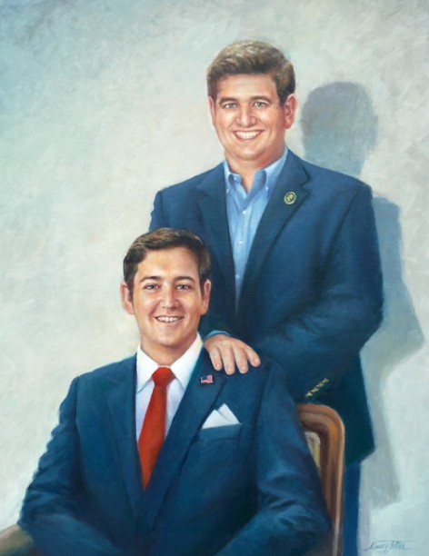 portrait of 2 brothers